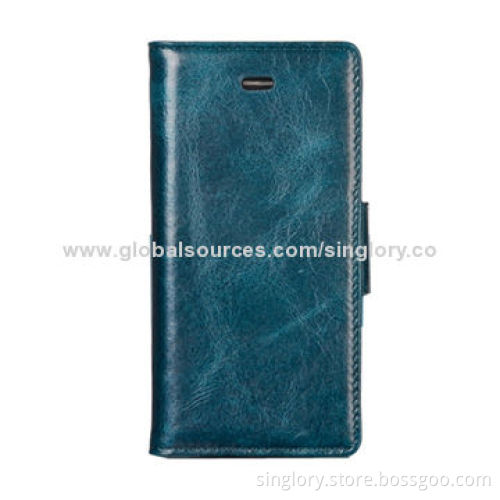 Leather Cover Case for iPhone 6, Plus, Comes in Various Colors